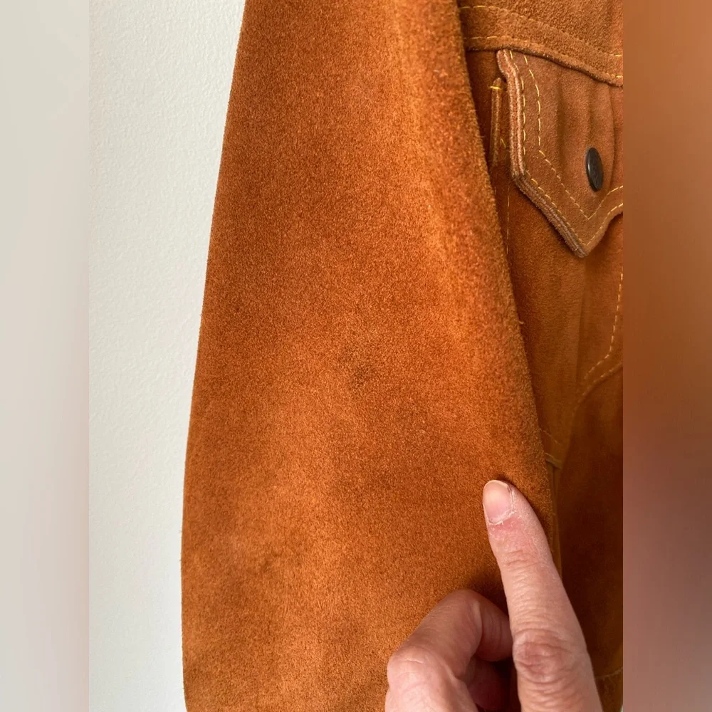 Boxy Brown suede jacket - Picture 10 of 15